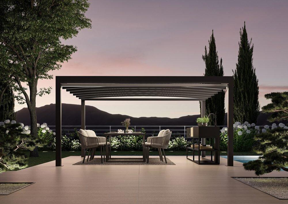 Pergola toile