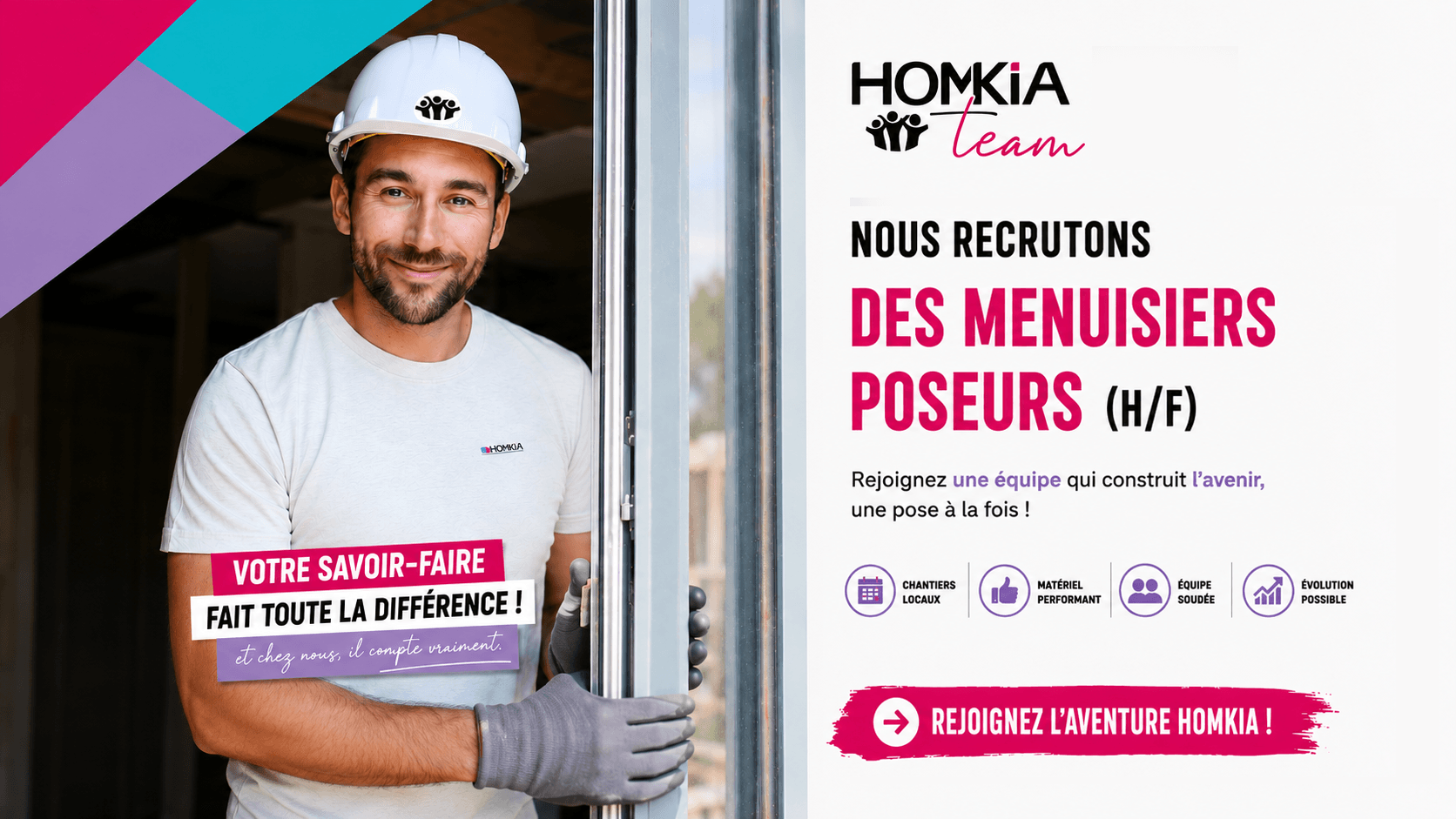 MENUISIER POSEUR (H/F)