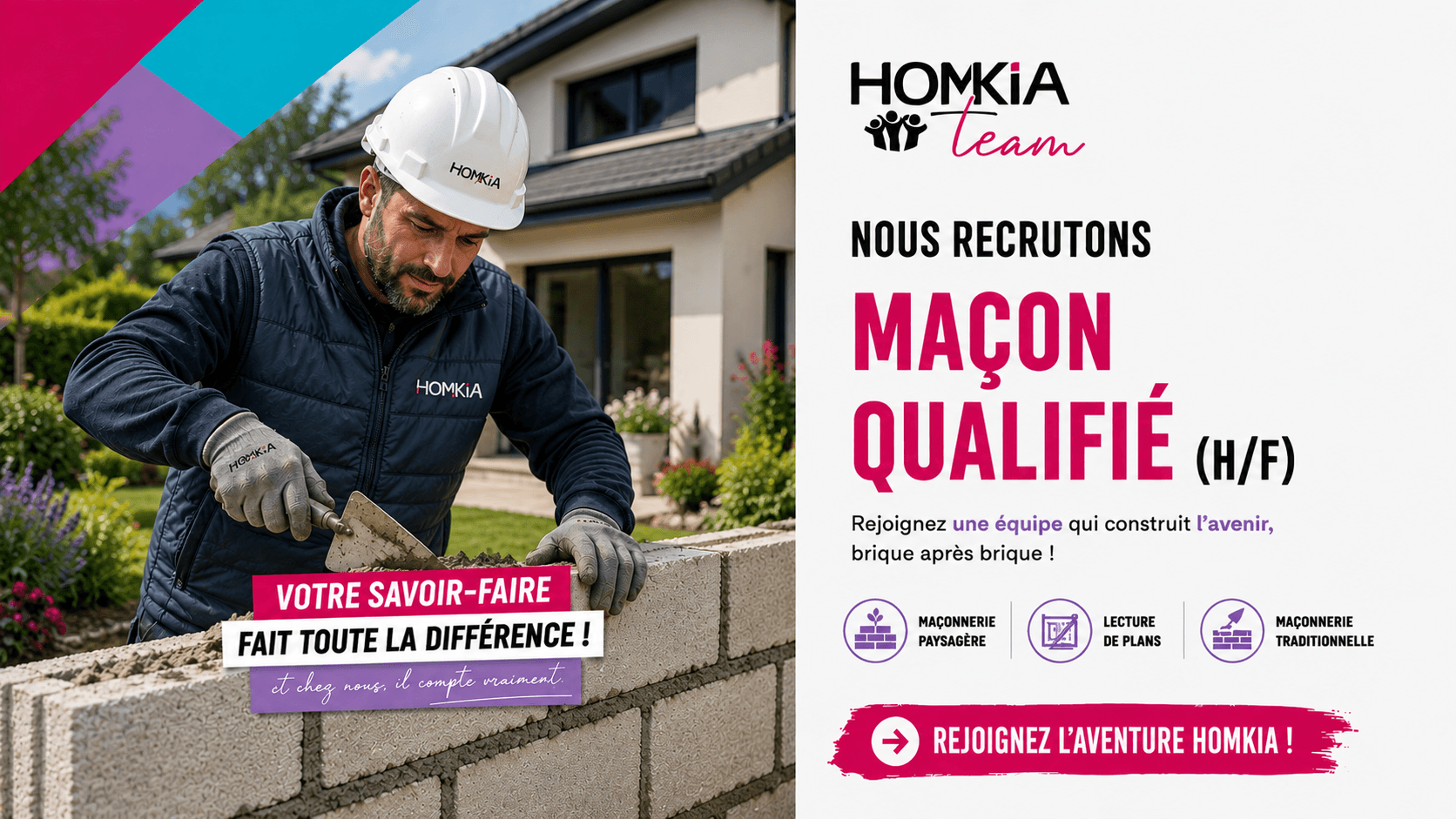 MAÇON QUALIFIÉ MAÇONNERIE PAYSAGÈRE